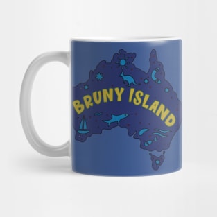 AUSSIE MAP BRUNY ISLAND Mug